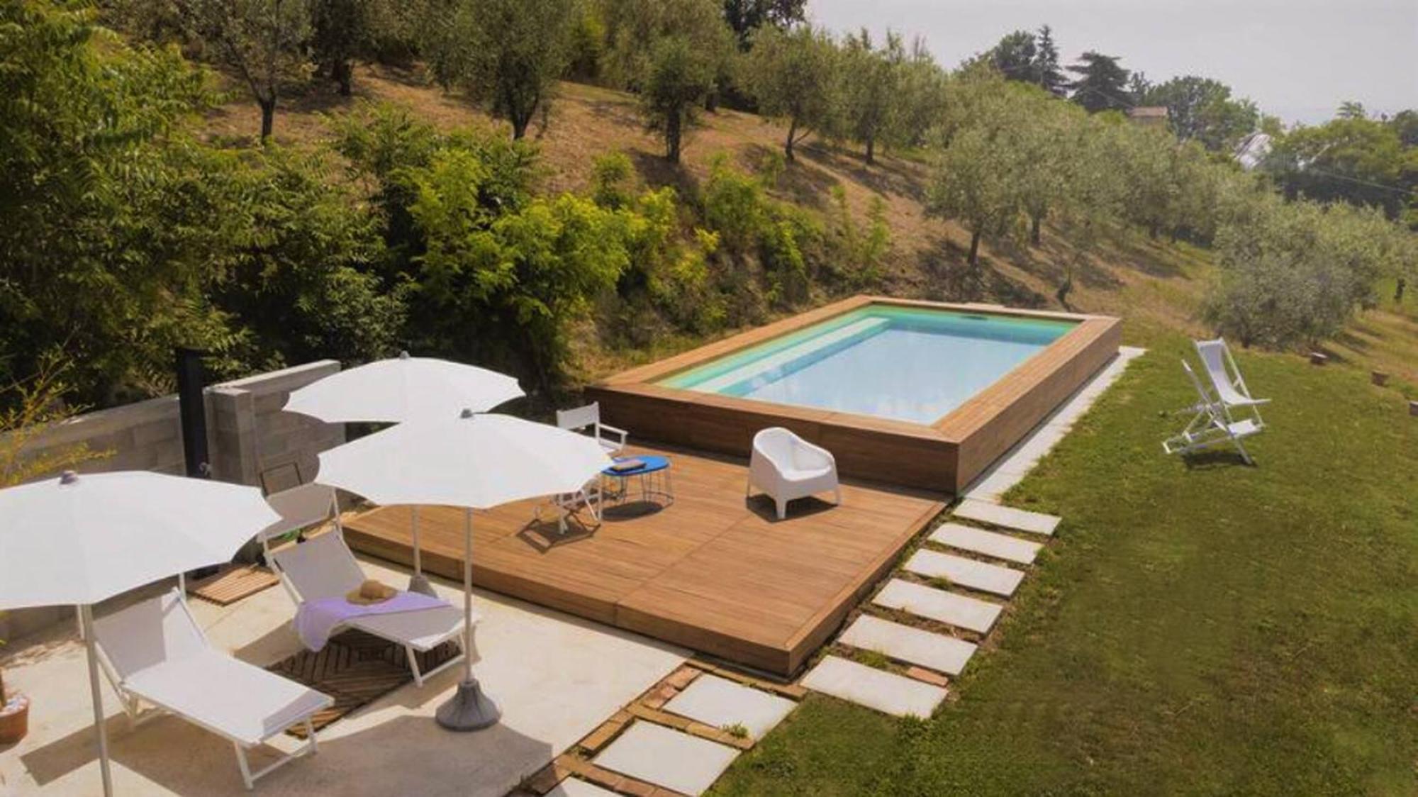Borgo Calbianco - Private House With Pool & Airco Villa Cerreto Castello Eksteriør bilde